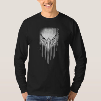 4th Of July Usa Flag American Patriotic Eagle   T-Shirt