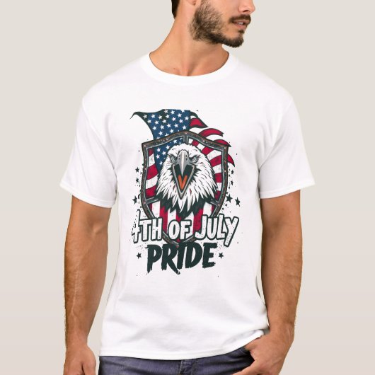 4th of July USA Pride T-shirt (Vorderseite)