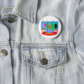 4th Undersea Adventure Birthday Tshirts Button (Beispiel)