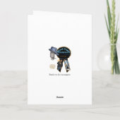 4U Weihnachtskarte Feiertagskarte (Rückseite)