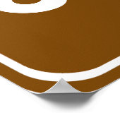 4WD Geländeweg Wegweiser Poster (Ecke)