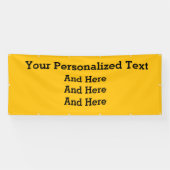 4'x10' Banner für benutzerdefinierte Unternehmen (Horizontal)
