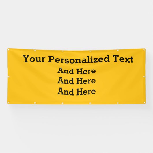 4'x10' Banner für benutzerdefinierte Unternehmen (Horizontal)