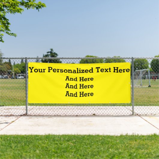 4'x10' Banner für benutzerdefinierte Unternehmen (InSitu)