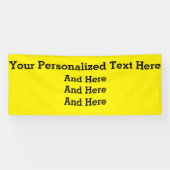 4'x10' Banner für benutzerdefinierte Unternehmen (Horizontal)