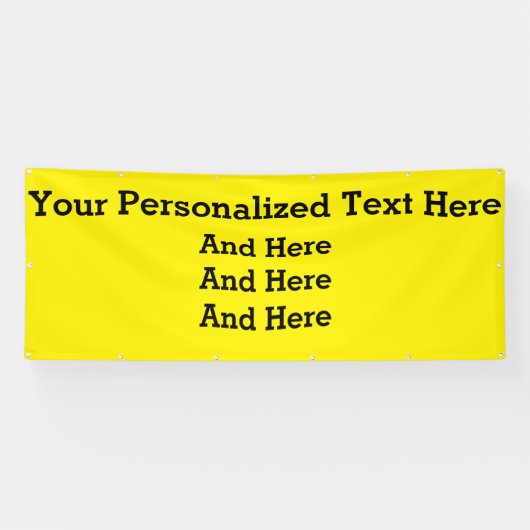 4'x10' Banner für benutzerdefinierte Unternehmen (Horizontal)