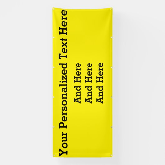 4'x10' Banner für benutzerdefinierte Unternehmen (Vertikal)