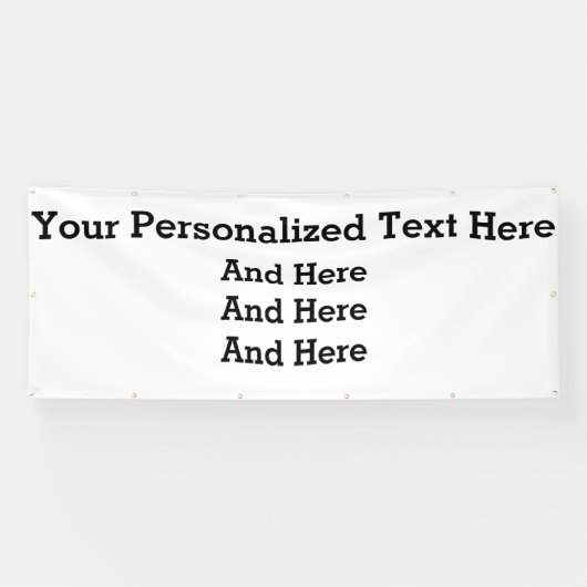 4'x10' Custom Business Banner (Horizontal)