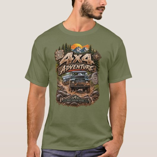 4x4-Abenteuer T-Shirt (Vorderseite)
