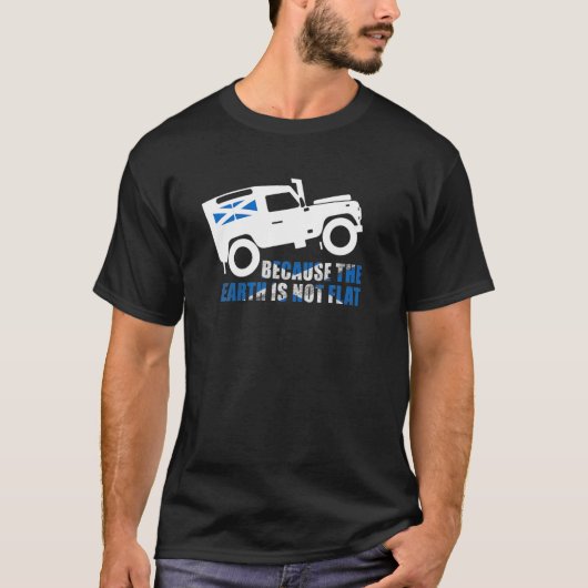 4X4 Earth Rover Scotland T-Shirt (Vorderseite)