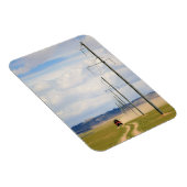 4X4 Fahrzeuge auf der Straße, Wüste Gobi Magnet (Rechte Seite)