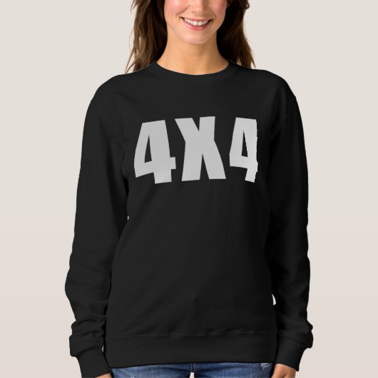 4x4 Gelände 1 Sweatshirt (Vorderseite)