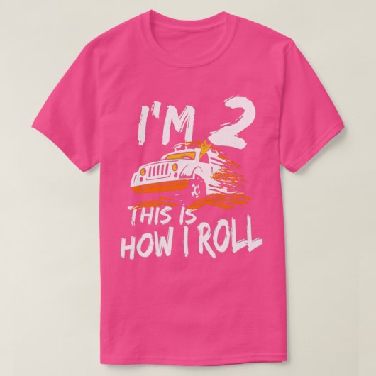 4x4 Monster LKW Ix27m 2 So rolle ich die Geburt T-Shirt (Design vorne)