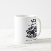 4x4 Off Road “Mud Mode” Adventure Kaffeetasse (VorderseiteRechts)