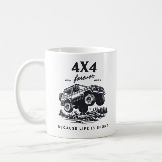 4x4 Off Road “Mud Mode” Adventure Kaffeetasse (Links)