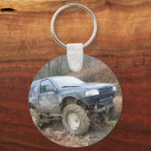 4x4 Off Roader auf Schlamm Schlüsselanhänger (Vorderseite)