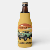 4x4-Produktfamilie Personalisierter Text Flaschenkühler (Flaschenvorderseite)