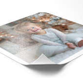 4x4 Rounded Square Border Holiday Family Photo Fotodruck (Ecke)