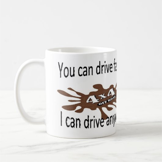 4x4 weg vom Straßen-Antrieb überall Kaffeetasse (Links)