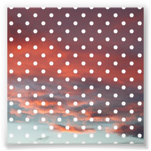 4x4 White Polka Dot Foto (Vorne)