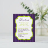 4x5 Fahrtrichtungsanzeige Kartenklemme Grün und Li Begleitkarte (Stehend Vorderseite)