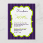 4x5 Fahrtrichtungsanzeige Kartenklemme Grün und Li Begleitkarte (Vorderseite)