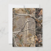 4x5 FLAT Danke Card Jäger Camouflage Camoflauge (Rückseite)