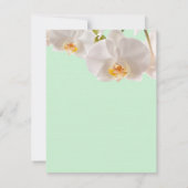 4x5 FLAT Vielen Dank Card Green & Orchid Dankeskarte (Rückseite)