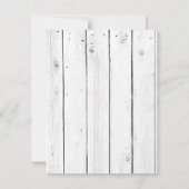 4x5 FLAT Vielen Dank Card Mason Jar String Lights Dankeskarte (Rückseite)