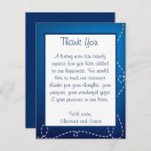 4x5 FLAT Vielen Dank, dass Ihr Kartenpapier-Flugze Dankeskarte (Vorne/Hinten)