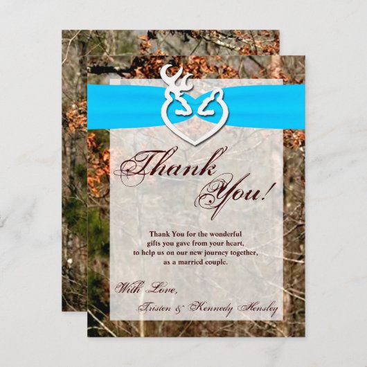 4x5 FLAT Vielen Dank, dass Sie die Karte haben, we (Vorne/Hinten)