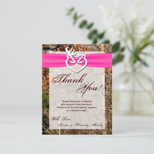 4x5 FLAT Vielen Dank, dass Sie die Karte haben, we (Stehend Vorderseite)