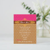 4x5 FLAT Vielen Dank, dass Sie die Karte marokkani (Stehend Vorderseite)