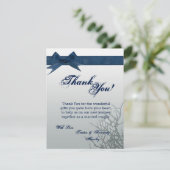 4x5 FLAT Vielen Dank Karte Mattierte Glassrackspie (Stehend Vorderseite)