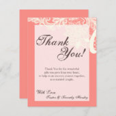 4x5 FLAT Vielen Dank Karte Vintage Viktorianische (Vorne/Hinten)