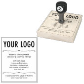 4x5 Personalisiert Handgefertigt mit Liebe Gummi B Gummistempel (Stempel)