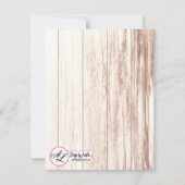 4x5 Save the Date Card Boost Country Rustic Wester Einladung (Rückseite)