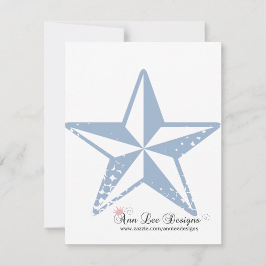 4x5 Save the Date Card Seepferd Sea Ocean Beach Einladung (Rückseite)