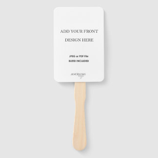 4x6" Doppelseitige Hochzeitsfanganzeige Fächer