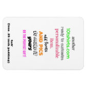 4x6" Flexibler Foto-Magnet Magnet (Horizontal)