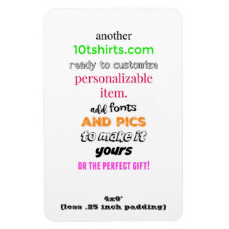 4x6" Flexibler Foto-Magnet Magnet