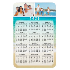 4x6 Foto Magnet Kalender 2026 Volljähriges Jahr