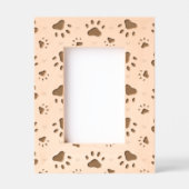 4x6 Fun Paw Prints für Liebhaber von Heimtieren Geätzte Rahmen (Vorderseite)