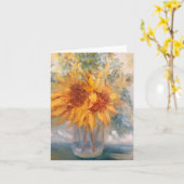 4'x6" Grußkarte Karte (Gelbe Blume)