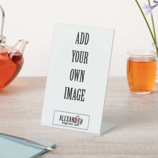 4x6 Party, Dusche oder Hochzeit Sockelschild (In SItu)