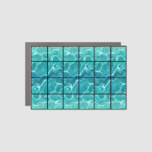 4x6 Wasser Magnetkarte