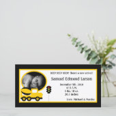 4x8 Bau Foto Geburtsankündigung Ankündigung (Stehend Vorderseite)