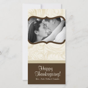 4x8 Herbstbaum Foliage FOTO Erntedank Card Feiertagskarte