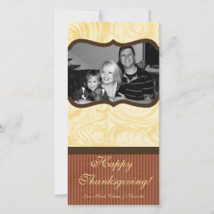 4x8 Herbstbaum Foliage FOTO Erntedank Card Feiertagskarte