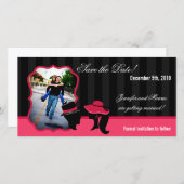 4x8 Verlobung Ankündigung Formal Hats Elegant (Vorne/Hinten)